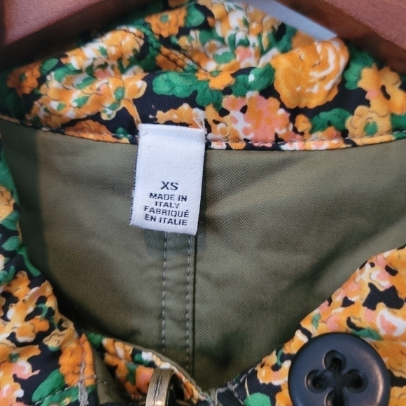 Coach Military Reversible Jacket Cotton/ Silk Blend Jacket Size XS - Picture 15 of 16